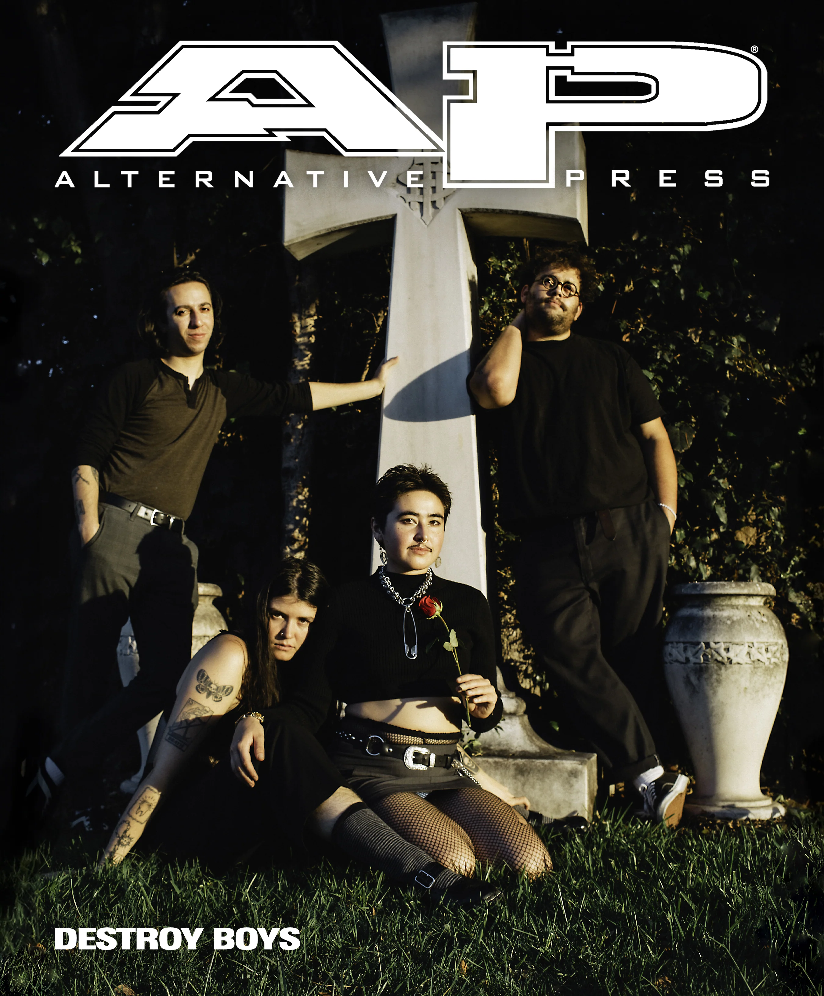 ALTERNATIVE PRESS FALL 2024 ISSUE FEATURING DESTROY BOYS + ‘FUNERAL SOUNDTRACK #4’ LP (Limited Edition – Only 500 Made, Red & Gold Split Vinyl) - Image 3