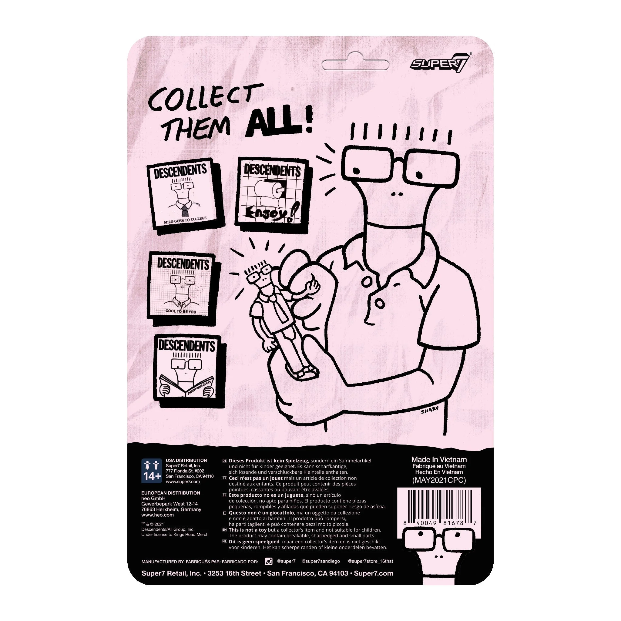 DESCENDENTS REACTION FIGURE - MILO (ENJOY) - Image 4