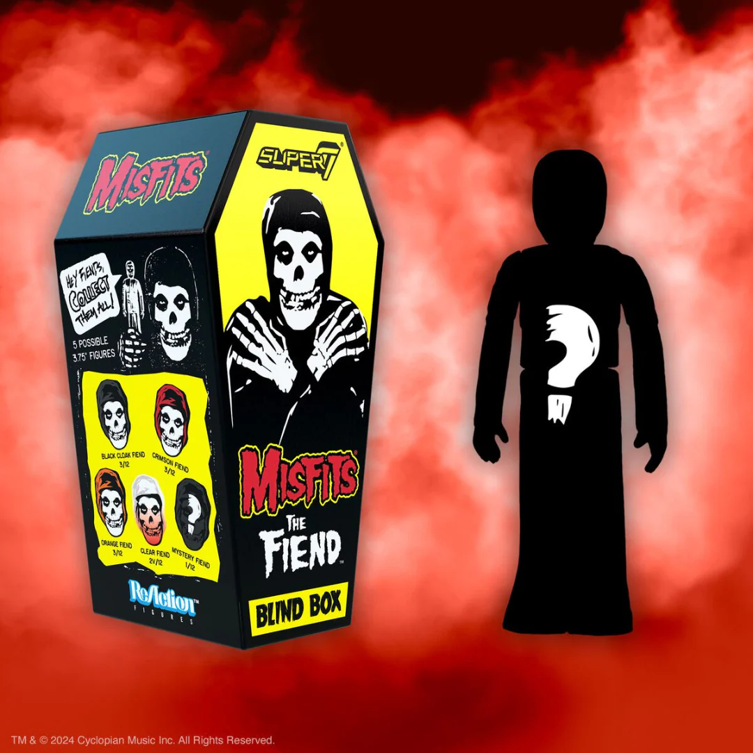 MISFITS BLIND BOX REACTION FIGURES (BOX OF 12 w/COMPLETE SET) - Image 7