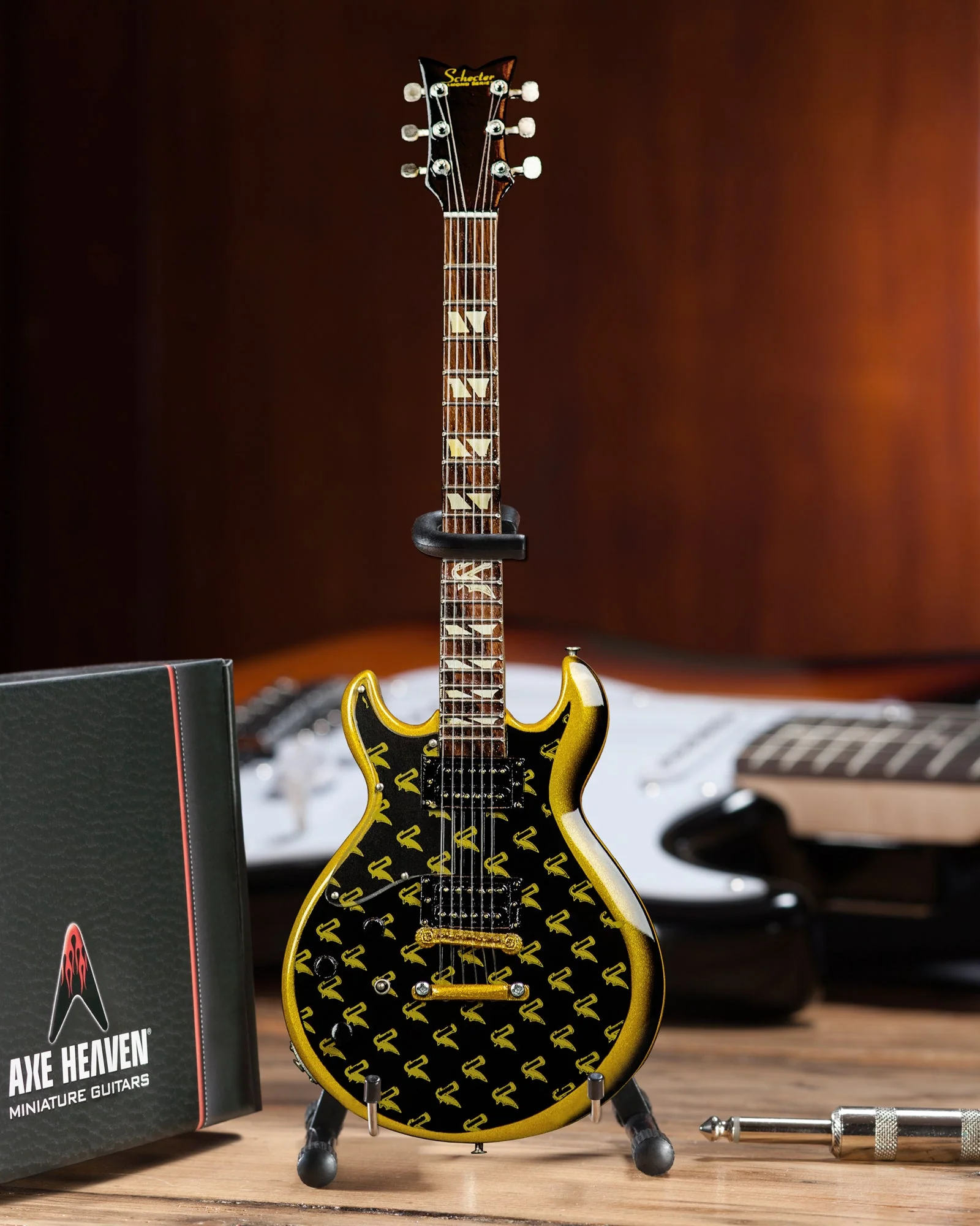 OFFICIALLY LICENSED ZACKY VENGEANCE BLADE SCHECTER MINI GUITAR FROM AVENGED SEVENFOLD - Image 3